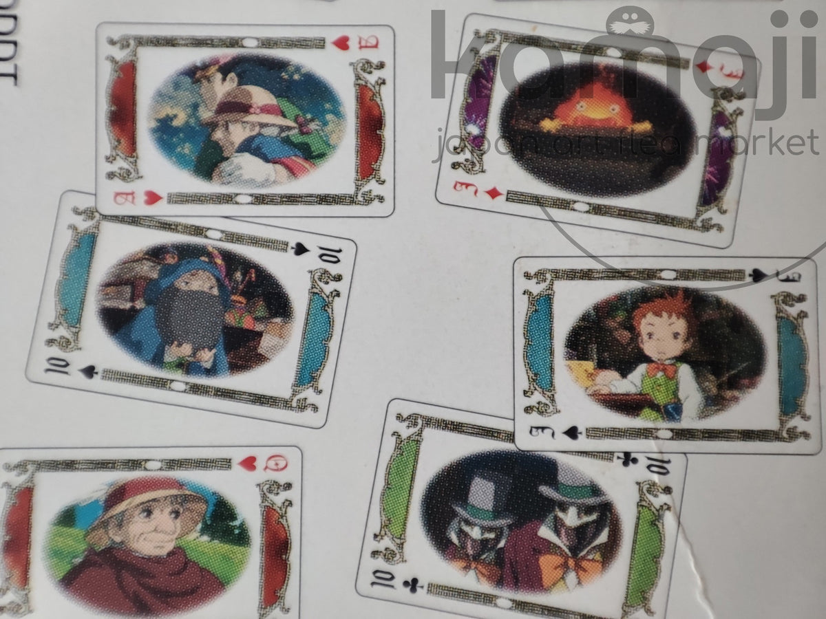 Vintage* Official Ghibli Howls Moving Castle 54 Playing Cards/Deck