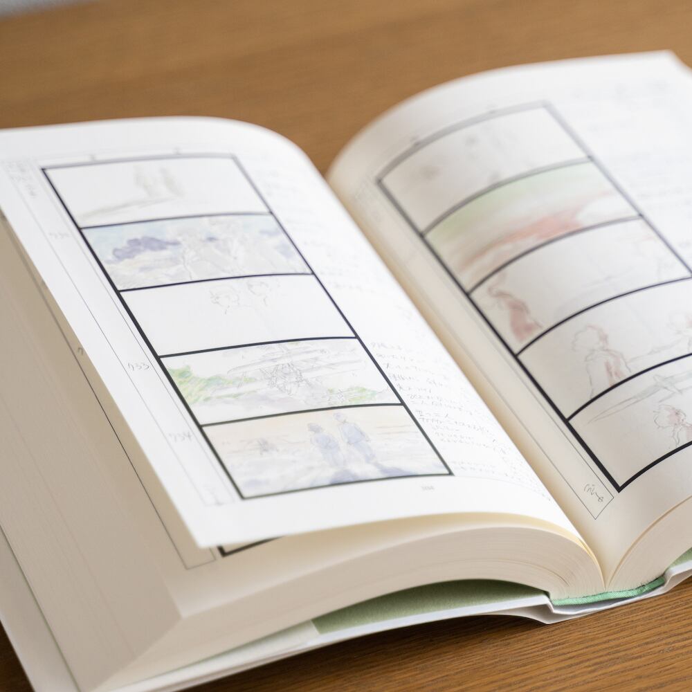 Offizielles Ghibli Ponyo auf dem Felsen Storyboard • Japanisches Malerei-Kunstbuch