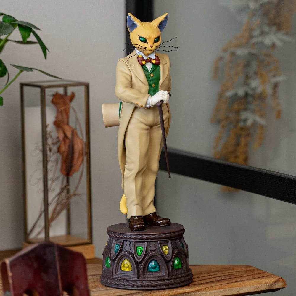 Statues and high quality music box