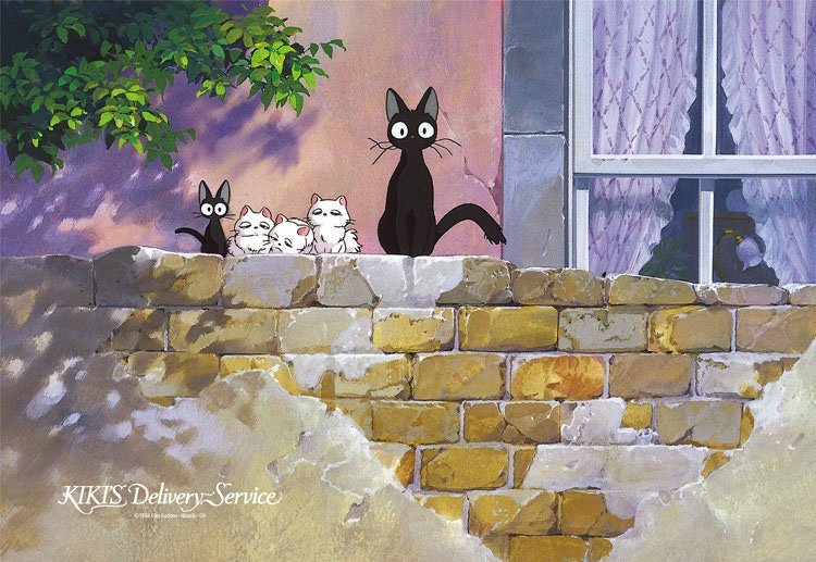 Ghibli 300 pieces Jigsaw Puzzle • Kikis Delivery Service Film Scene/Interior Diorama/Home Decor • Jiji Gigi Anime Hobby - Kamaji Market