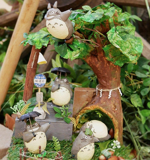 Original Ghibli Studio Totoro Figure (Set of 6) • My Neighbor Totoro Figurine/Mini Statue/Replica/Home Decor/Interior Diorama • Anime Gift