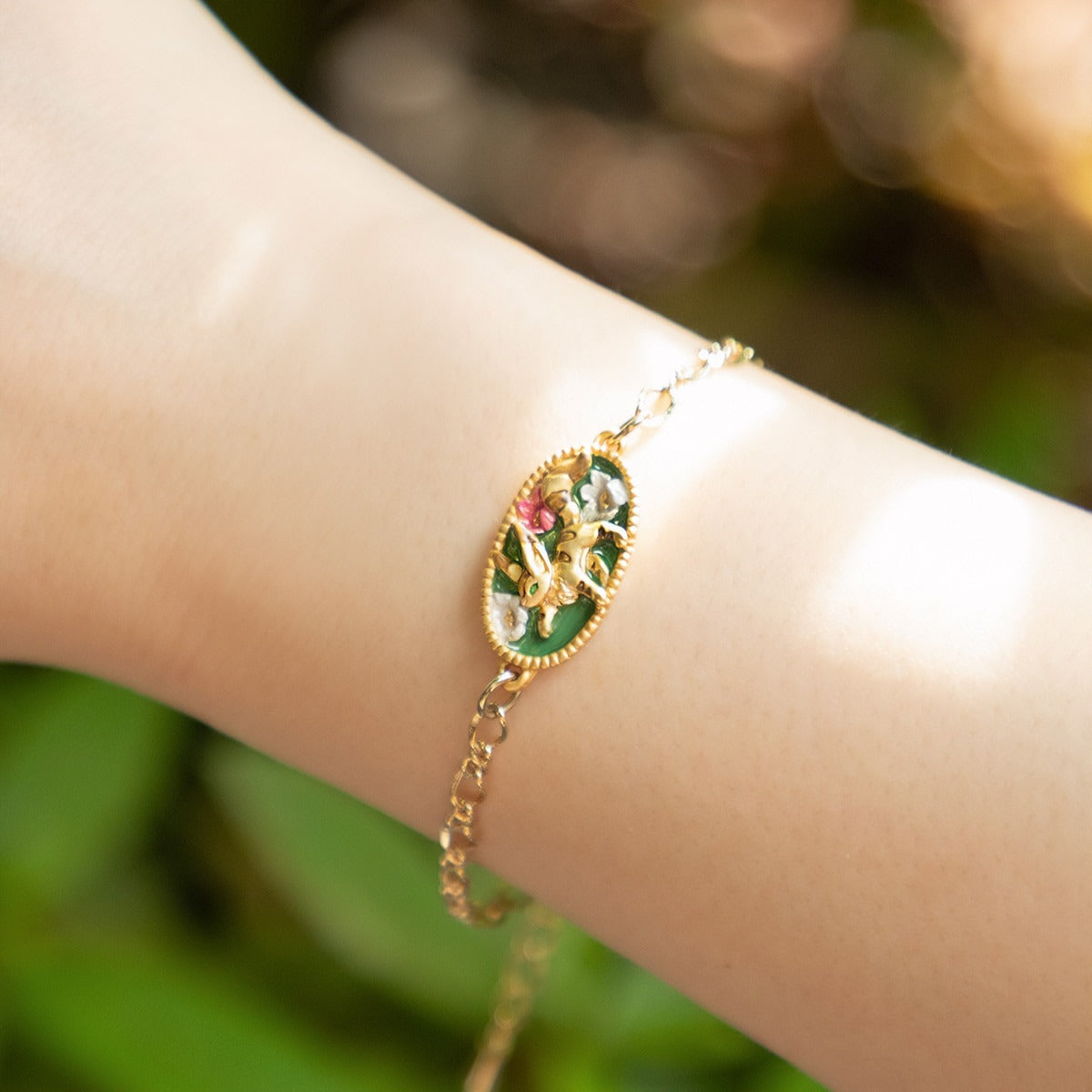 Official Studio Ghibli Fox-Squirrel Bracelet • Nausicaa, Laputa Bracelet • Japanese Handmade Jewelry