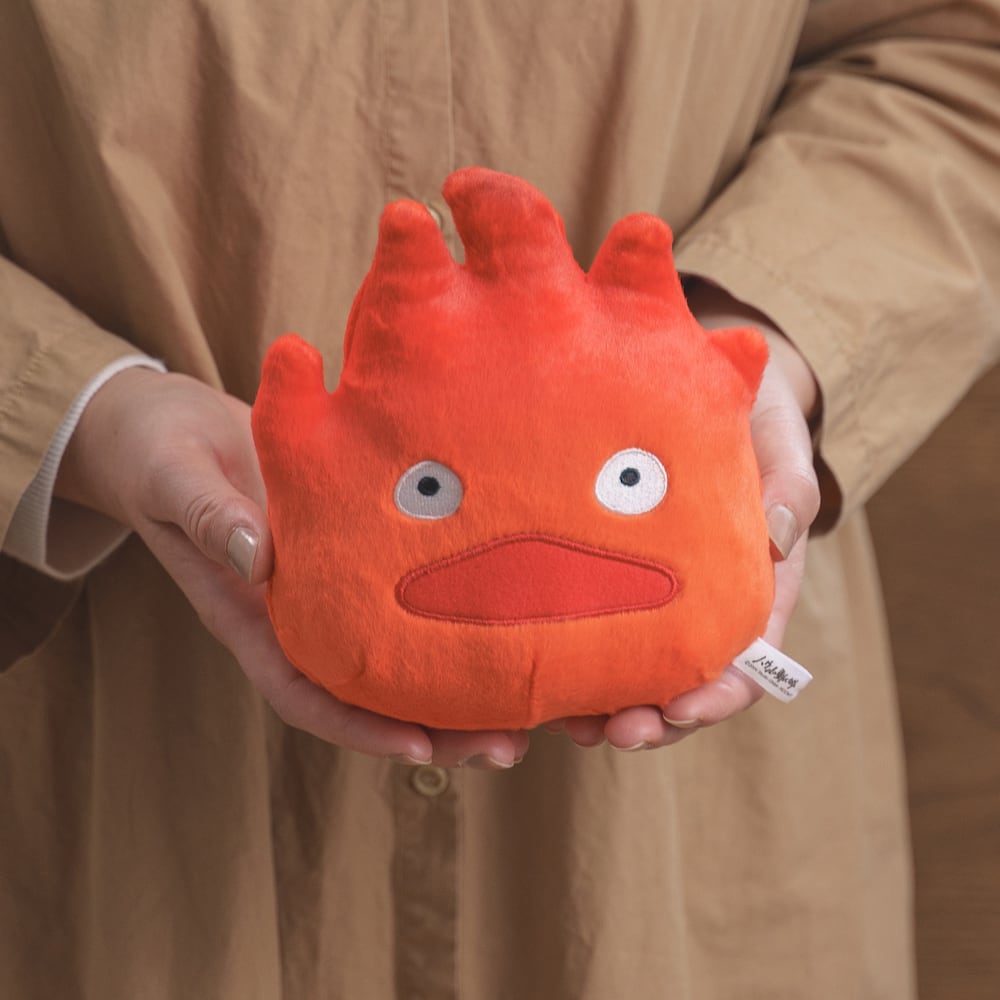 Official Ghibli Calcifer Plush Toy • Howls Moving Castle Stuffed Animal/Figure - Kamaji Market