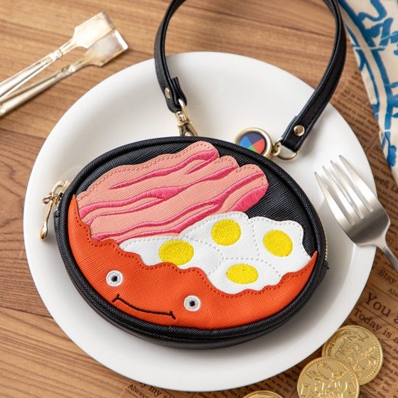 Official Ghibli Calcifer Pouch/Clutch • Howls Moving Castle Case