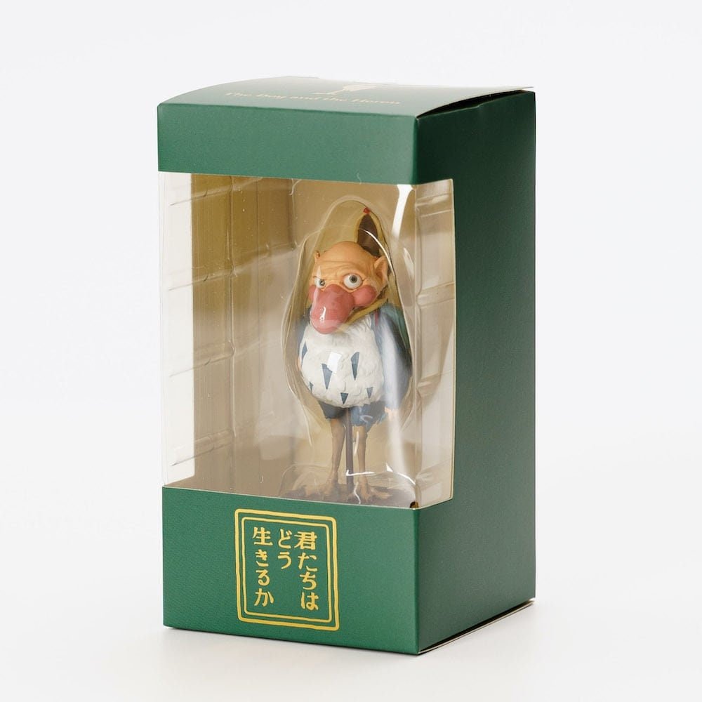 Official Ghibli Gray Heron Figure • The Boy and the Heron/How do you live? Figurine/Home Decor/Interior Design - Kamaji Market