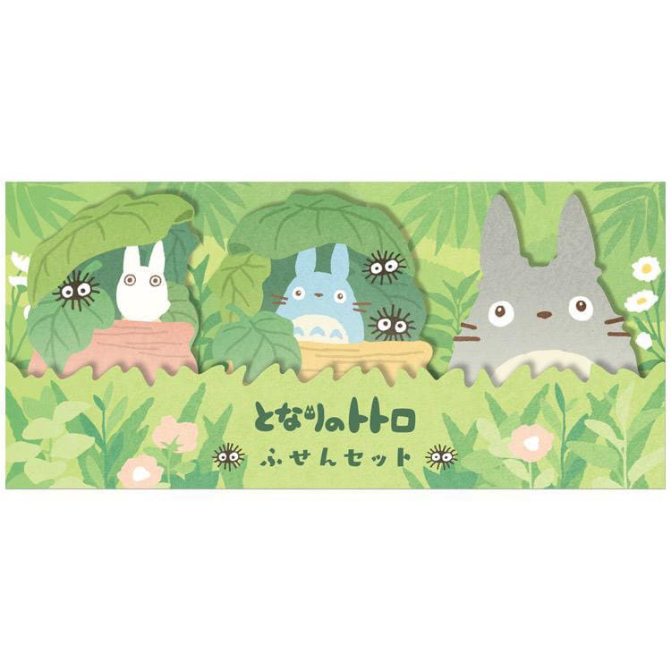 Official Ghibli Howl, Whisper, Kiki Sticky Note Set • Memo Pad/Notepad/Message Card • Calcifer, Hin, Baron, Jiji • Studio Ghibli Stationery - Kamaji Market