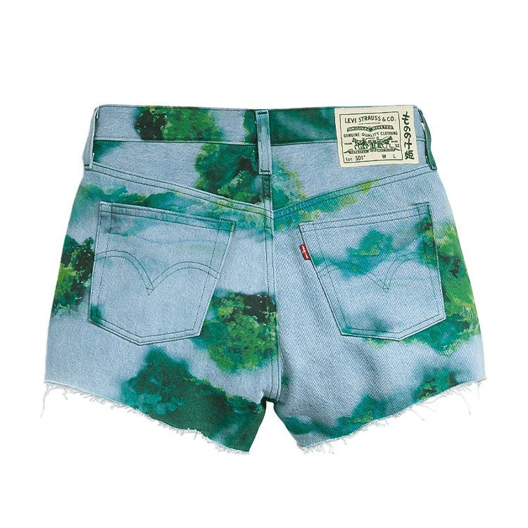 Official Ghibli Mononoke Denim Shorts • Princess Mononoke Clothes/Pants/Outfit/Wear/Bottom • San, Wolf Anime - Kamaji Market