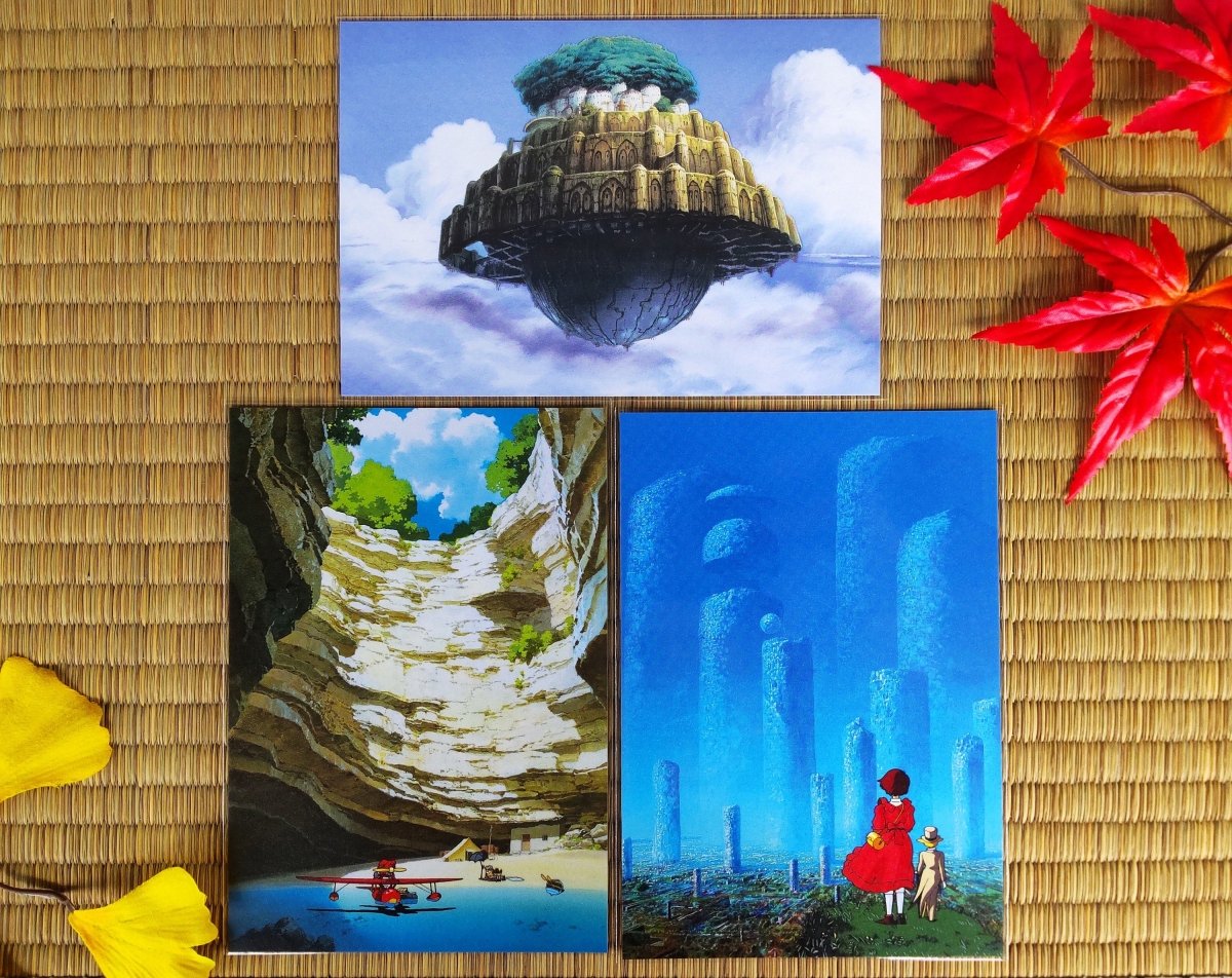 Official Ghibli Museum Art Postcard • Laputa Castle in the Sky