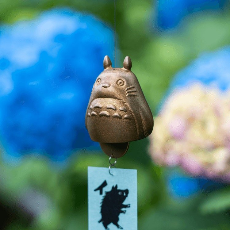 Official Ghibli My Neighbor Totoro Brass Wind Chime/Gardening Bell