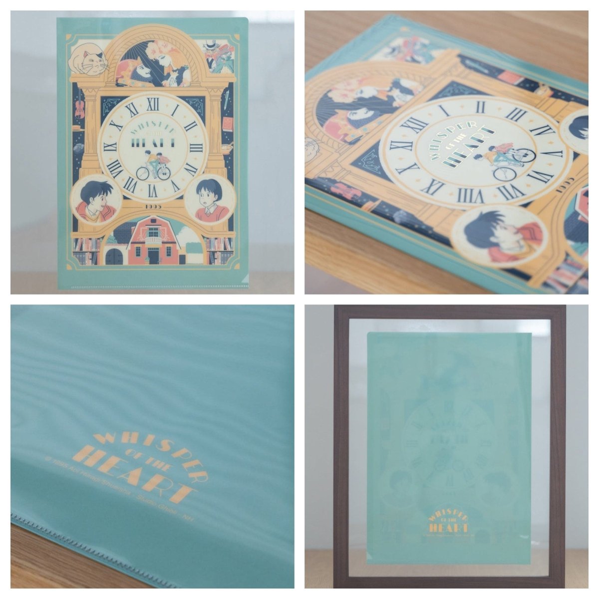 Official Ghibli Wall Art Picture/Folder • Howl, Totoro, Kikis Delivery, Mononoke, Spirited Away, Whispering Clear File - Kamaji Market