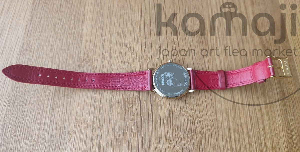 Official Moomins SEIKO Wrist Watch • Little My Red/Golden Japanese Watches • Lim. 2000 - Kamaji Market