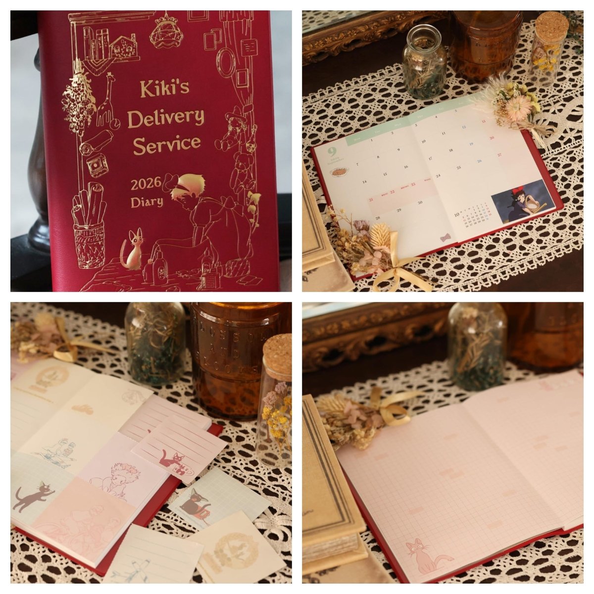 Official Studio Ghibli 2026 Planner/Schedule Book/Diary • Howl, Totoro, Spirited Away, Kikis Delivery Service - Kamaji Market