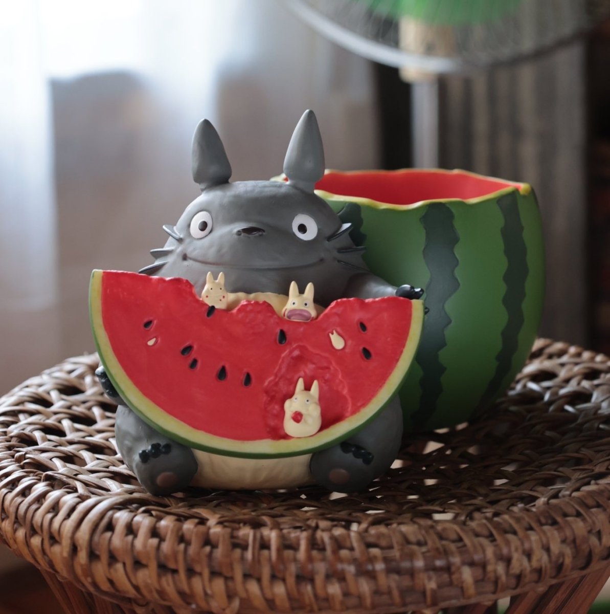 Official Studio Ghibli My Neighbor Totoro Planter Cover/Diorama Watermelon - Kamaji Market