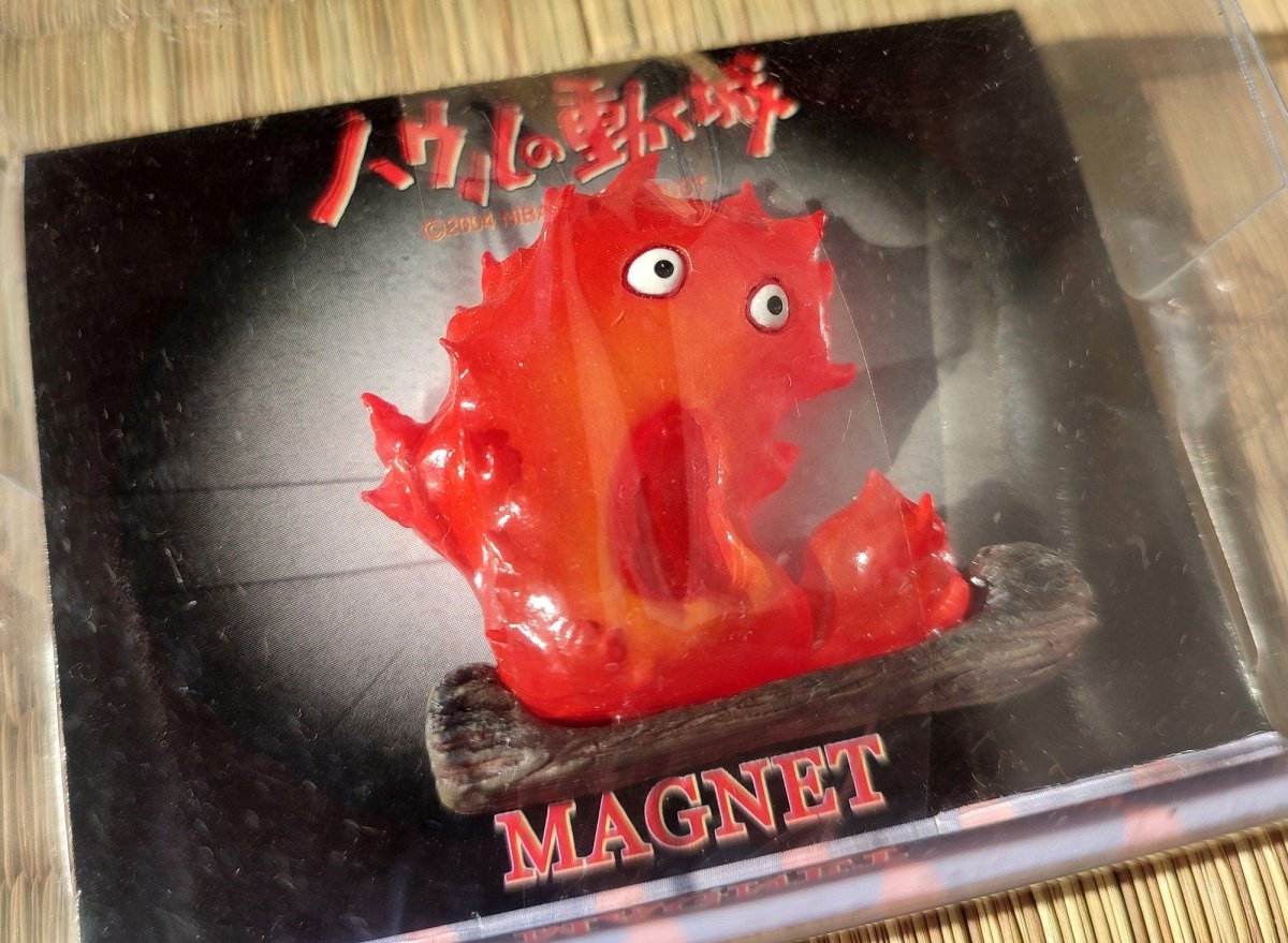 Vintage* Official Ghibli Calcifer Figure/Magnet • Howls Moving Castle Figurine/Replica/Home Decor - Kamaji Market