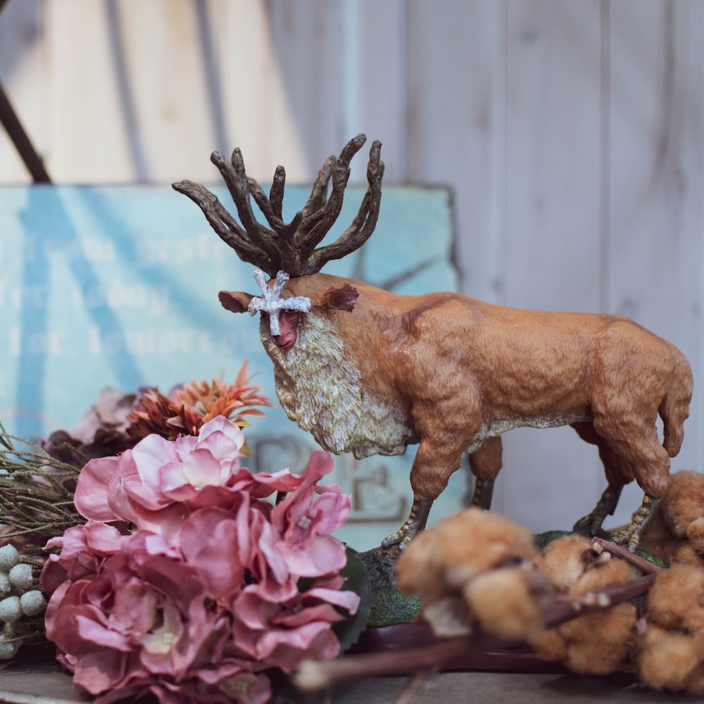 Vintage* Official Ghibli Forest Spirit Figure/Music Box • Princess Mononoke Figurine/Statue/Replica/Home Decor • Shishi God Diorama Gift - Kamaji Market