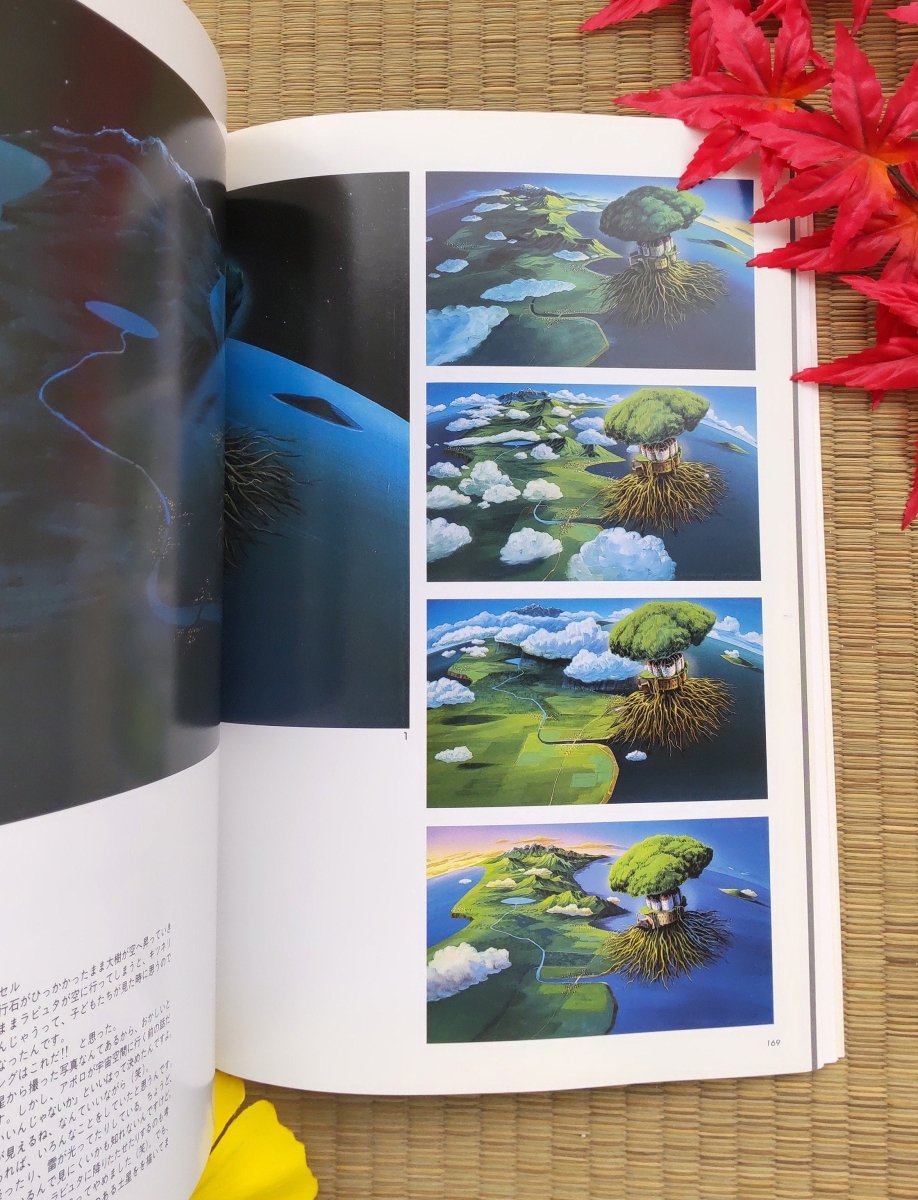 Vintage* Official Ghibli Laputa Artbook • Laputa Castle in the Sky Anime Painting Art Book • Robot Soldier, Fox-Squirrel - Kamaji Market
