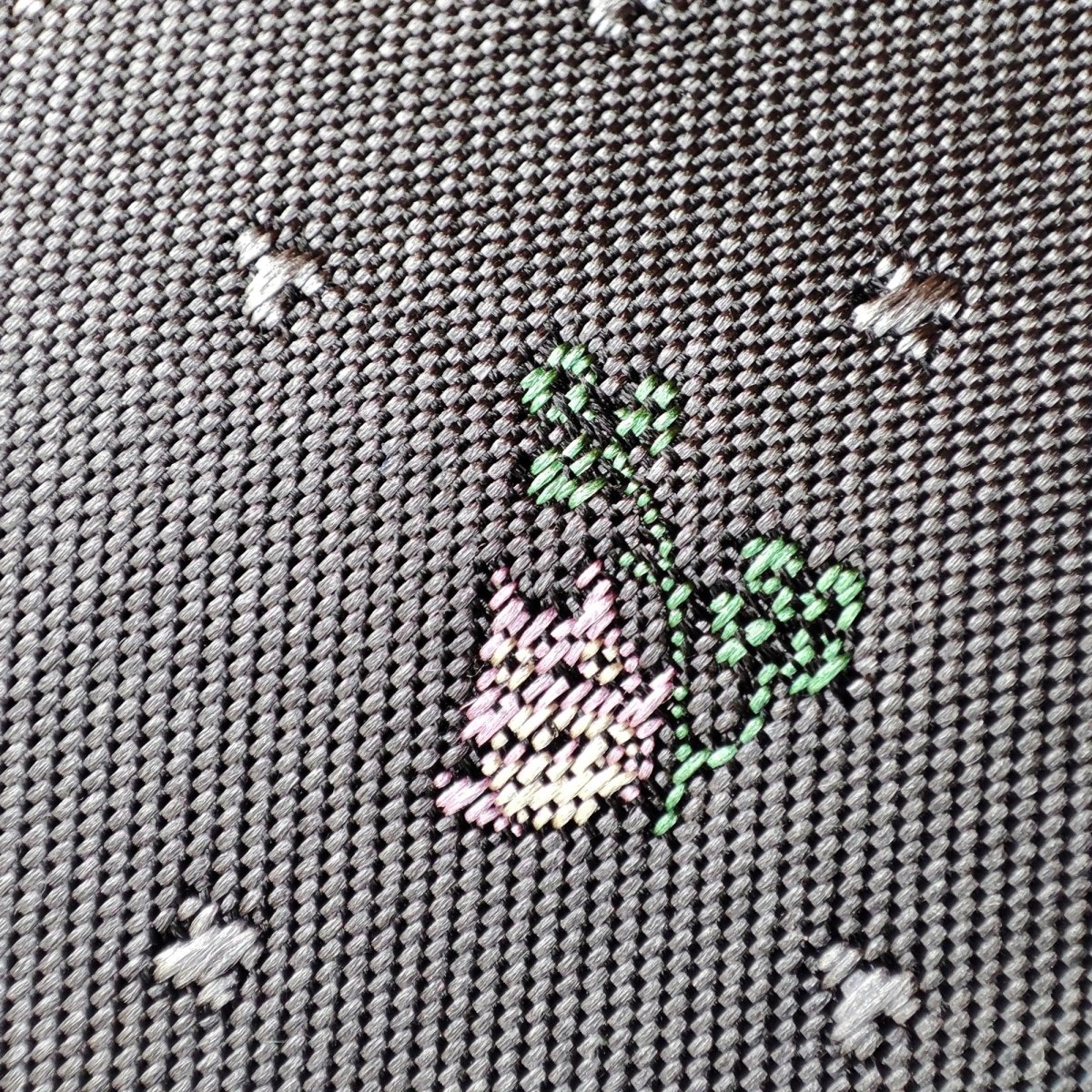 Vintage* Official Ghibli Totoro Necktie • My Neighbor Totoro Neckwear/Ascot/Cravat/Accent Clothes • Gray Neck Tie - Kamaji Market