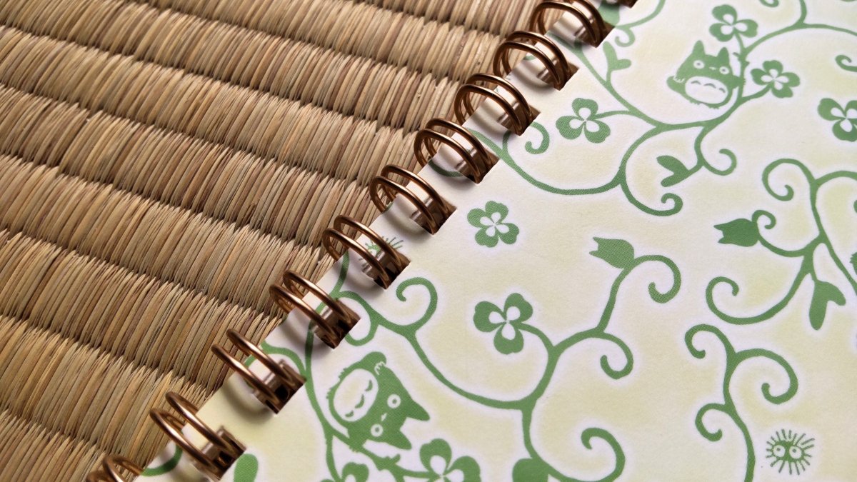 Vintage* Official Ghibli Totoro Notebook • My Neighbor Totoro Notepad/Sketchpad/Planner/Diary • Japanese Stationery - Kamaji Market