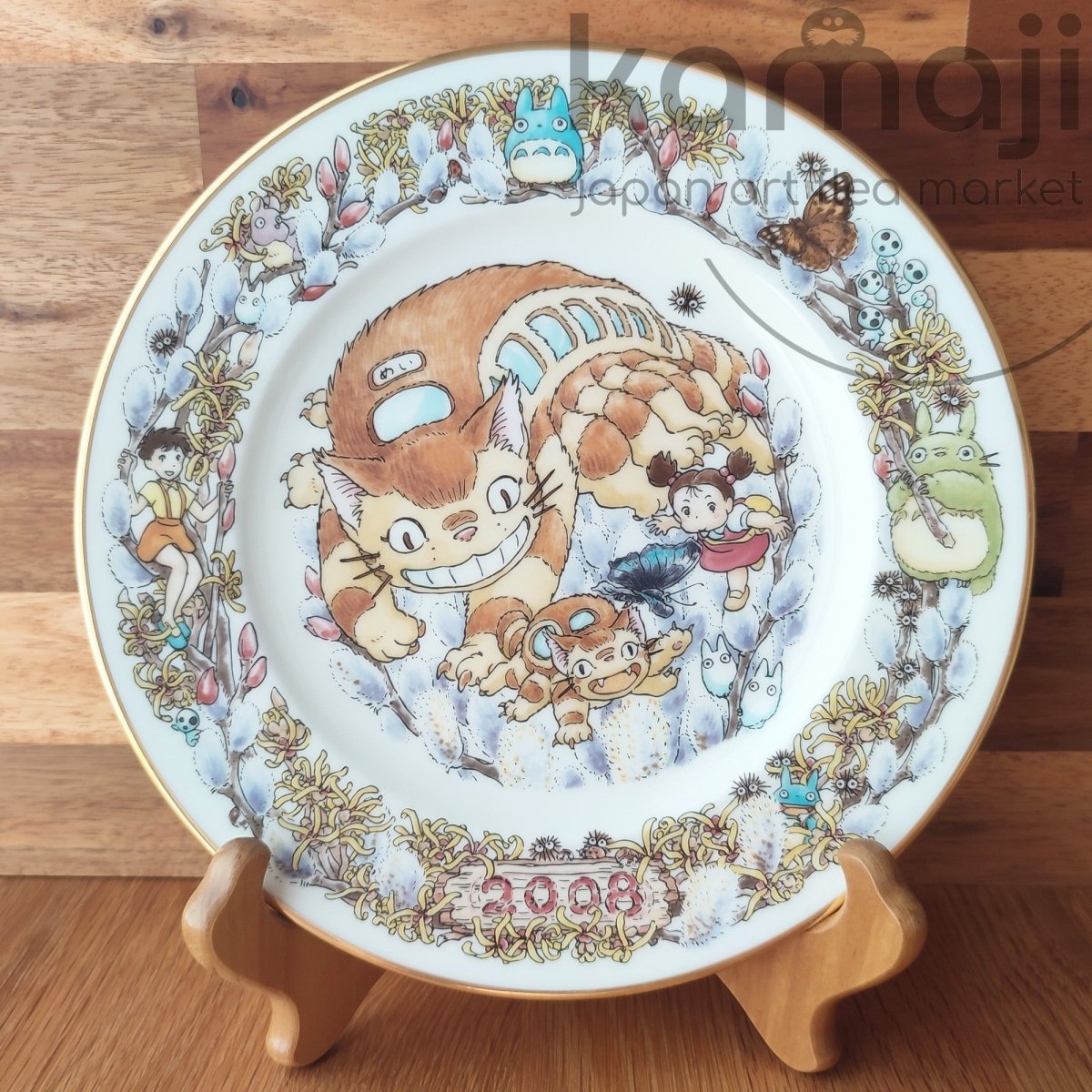 296 ビカクシダ　YMDS Totoro HHRナーセリータグ付け Vintage* Official Ghibli Totoro Plate 2008 Noritake • My Neighbor