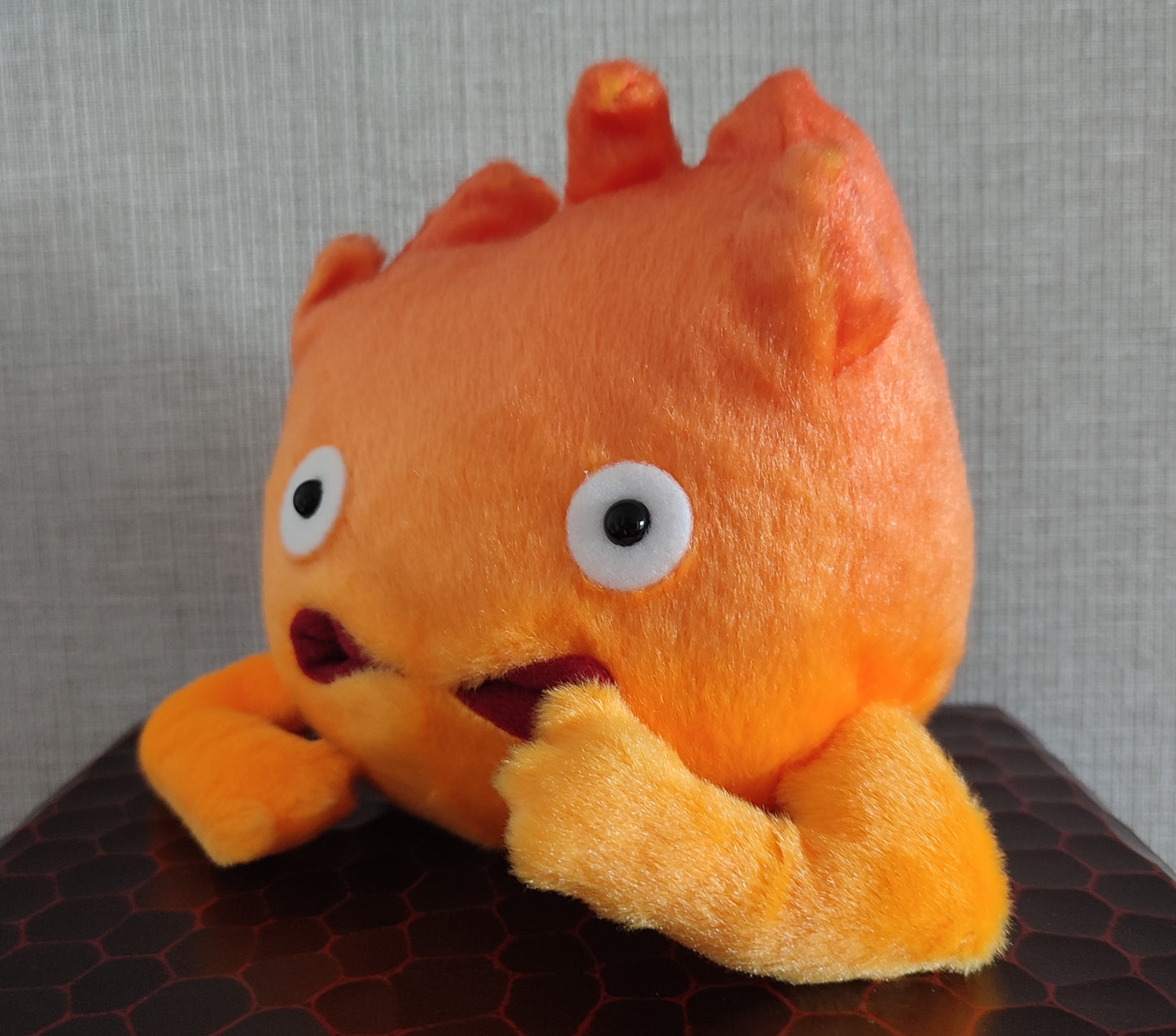 Official Ghibli Calcifer with Arms Plush Toy • Howls Moving Castle Stuffed Animal/Figure