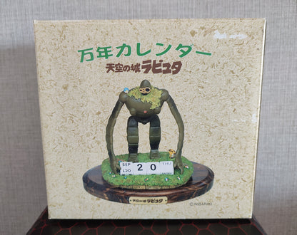 Vintage* Official Studio Ghibli Robot Soldier Perpetual Dice Calendar • Laputa Castle in the Sky Figure/Figurine/Statue/Decor/Interior Diorama