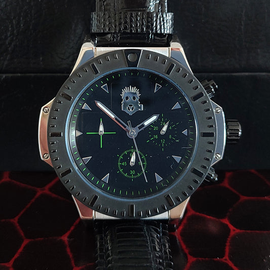 Official Dorohedoro Wrist Watch • Caiman Black/Green Anime Watches
