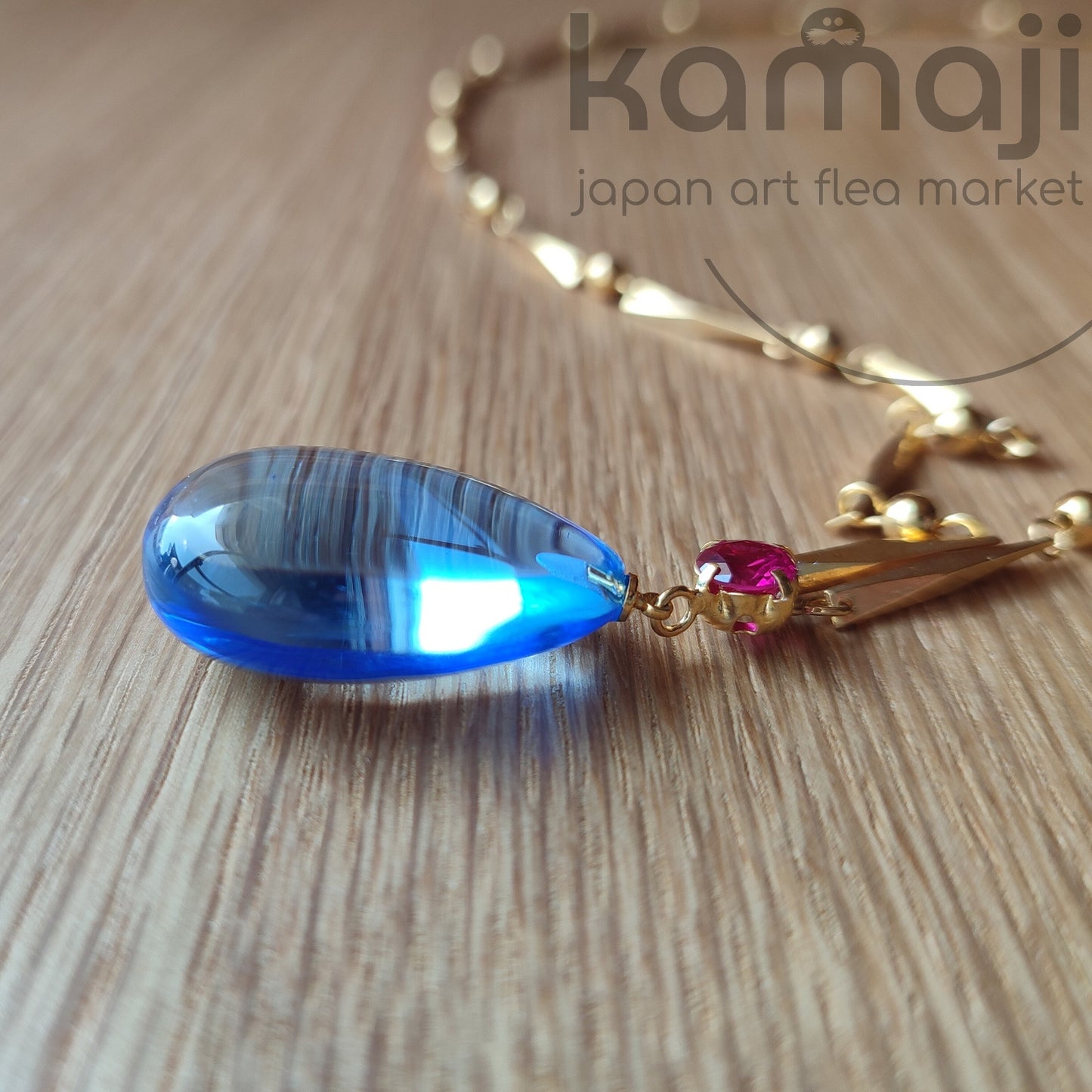 Vintage* Official Ghibli Howl Necklace • Howls Moving Castle Pendant with Chain • Cominica Japanese Jewelry