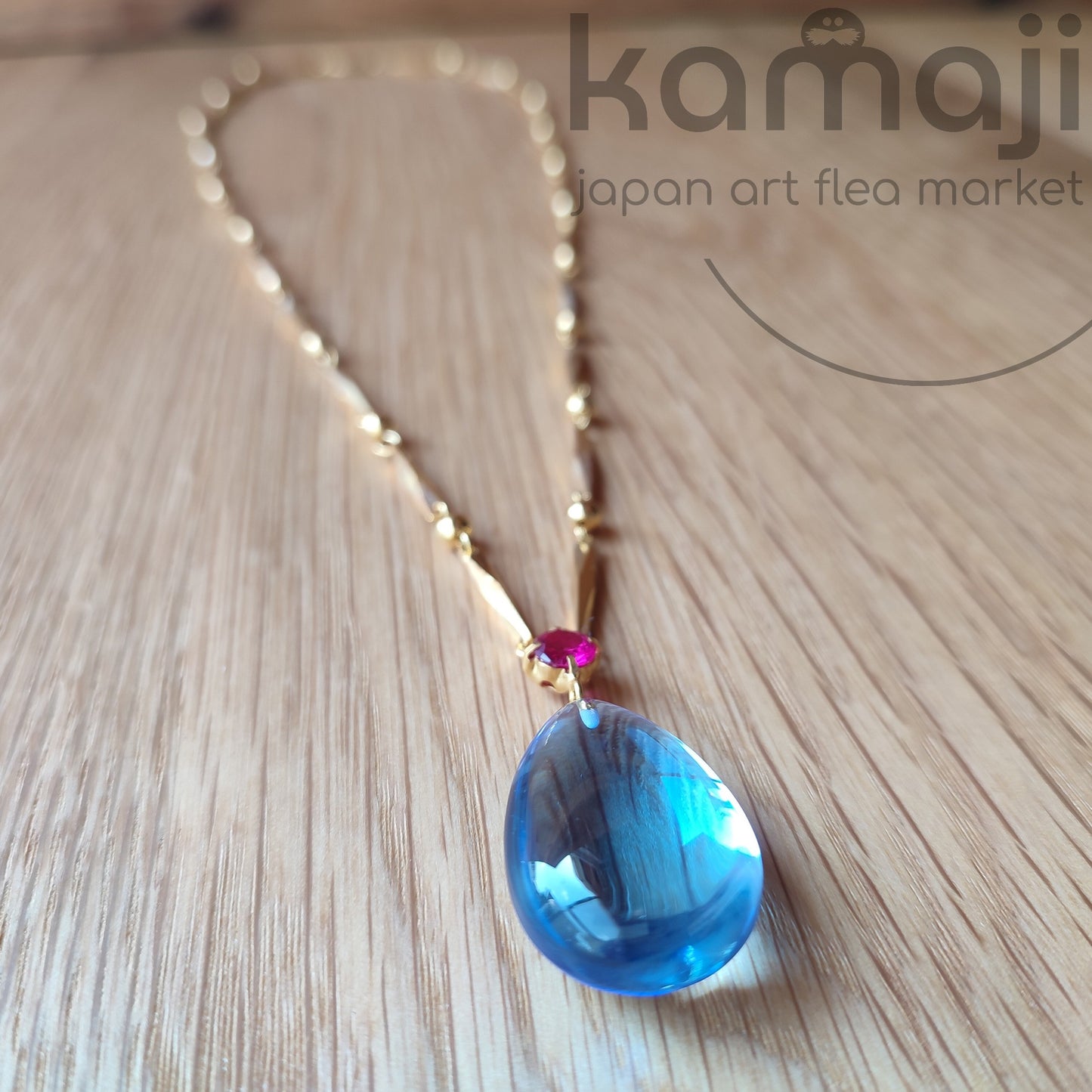 Vintage* Official Ghibli Howl Necklace • Howls Moving Castle Pendant with Chain • Cominica Japanese Jewelry