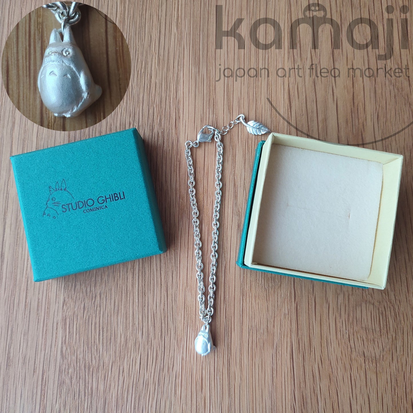 Vintage* Official Ghibli Totoro Silver Bracelet • My Neighbor Totoro Japanese Jewelry • Cominica