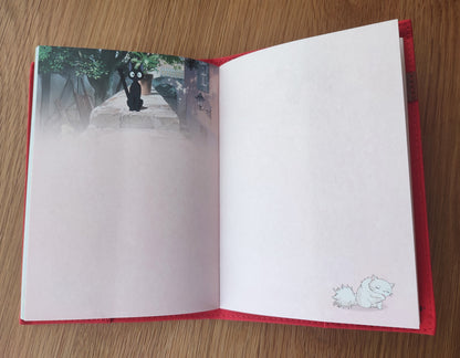 Vintage* Official Ghibli Jiji Planner with Book Cover • Kikis Delivery Service Gigi Notepad/Diary/Schedule Book/Notebook • Japanese Stationery