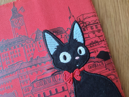 Vintage* Official Ghibli Jiji Planner with Book Cover • Kikis Delivery Service Gigi Notepad/Diary/Schedule Book/Notebook • Japanese Stationery