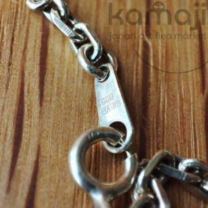 Vintage* Official Fullmetal Alchemist Roy Mustang Silver Necklace • Square Enix Japanese Anime Jewelry