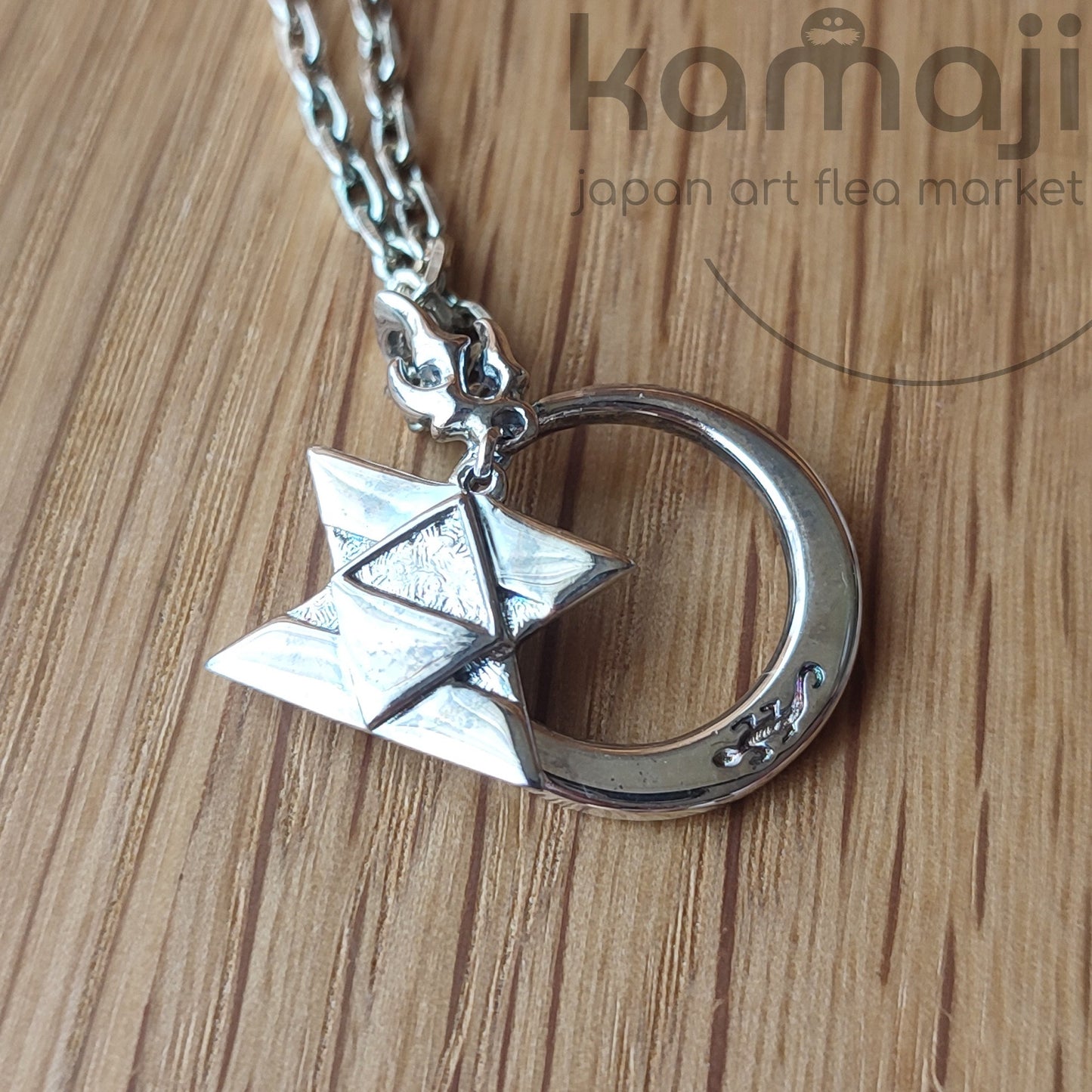 Vintage* Official Fullmetal Alchemist Roy Mustang Silver Necklace • Square Enix Japanese Anime Jewelry