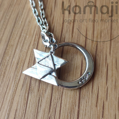 Vintage* Official Fullmetal Alchemist Roy Mustang Silver Necklace • Square Enix Japanese Anime Jewelry
