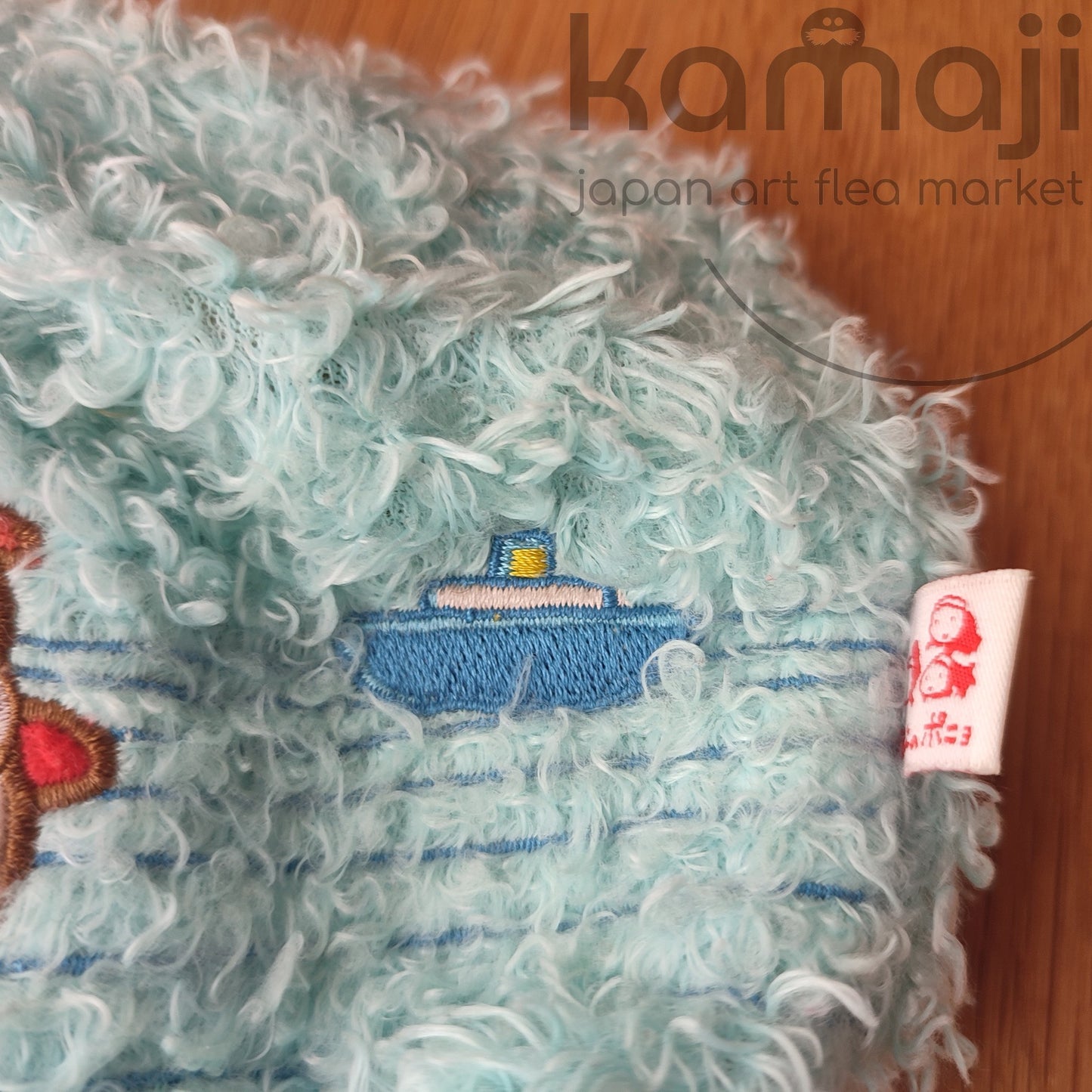 Vintage* Official Ghibli Ponyo Pouch • Ponyo on the Cliff Makeup Case/Cosmetic Bag/Purse