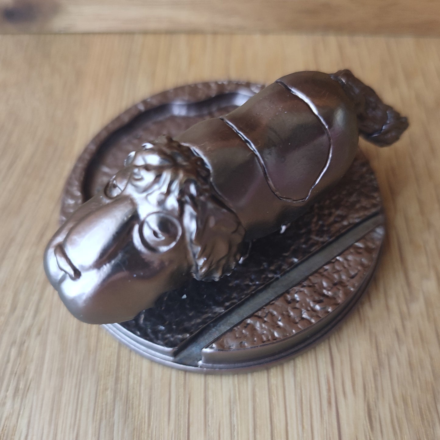 Offizielles Ghibli-Schmucktablett aus „Das wandelnde Schloss“ • Ringhalter mit Calcifer