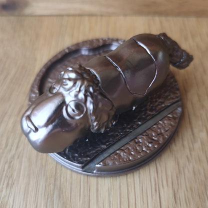 Offizielles Ghibli-Schmucktablett aus „Das wandelnde Schloss“ • Ringhalter mit Calcifer