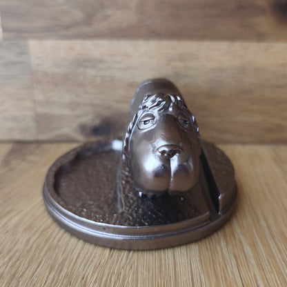 Offizielles Ghibli-Schmucktablett aus „Das wandelnde Schloss“ • Ringhalter mit Calcifer