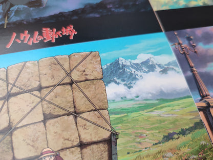 Vintage* Official Ghibli Howls Moving Castle Postcard Set/Message Card • "Not for Sale" Novelty