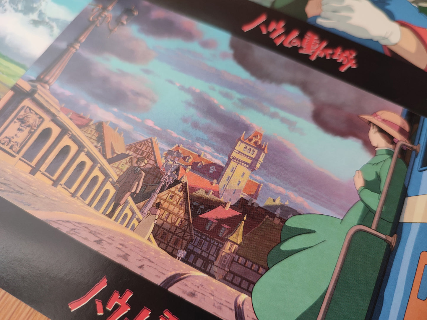 Vintage* Official Ghibli Howls Moving Castle Postcard Set/Message Card • "Not for Sale" Novelty