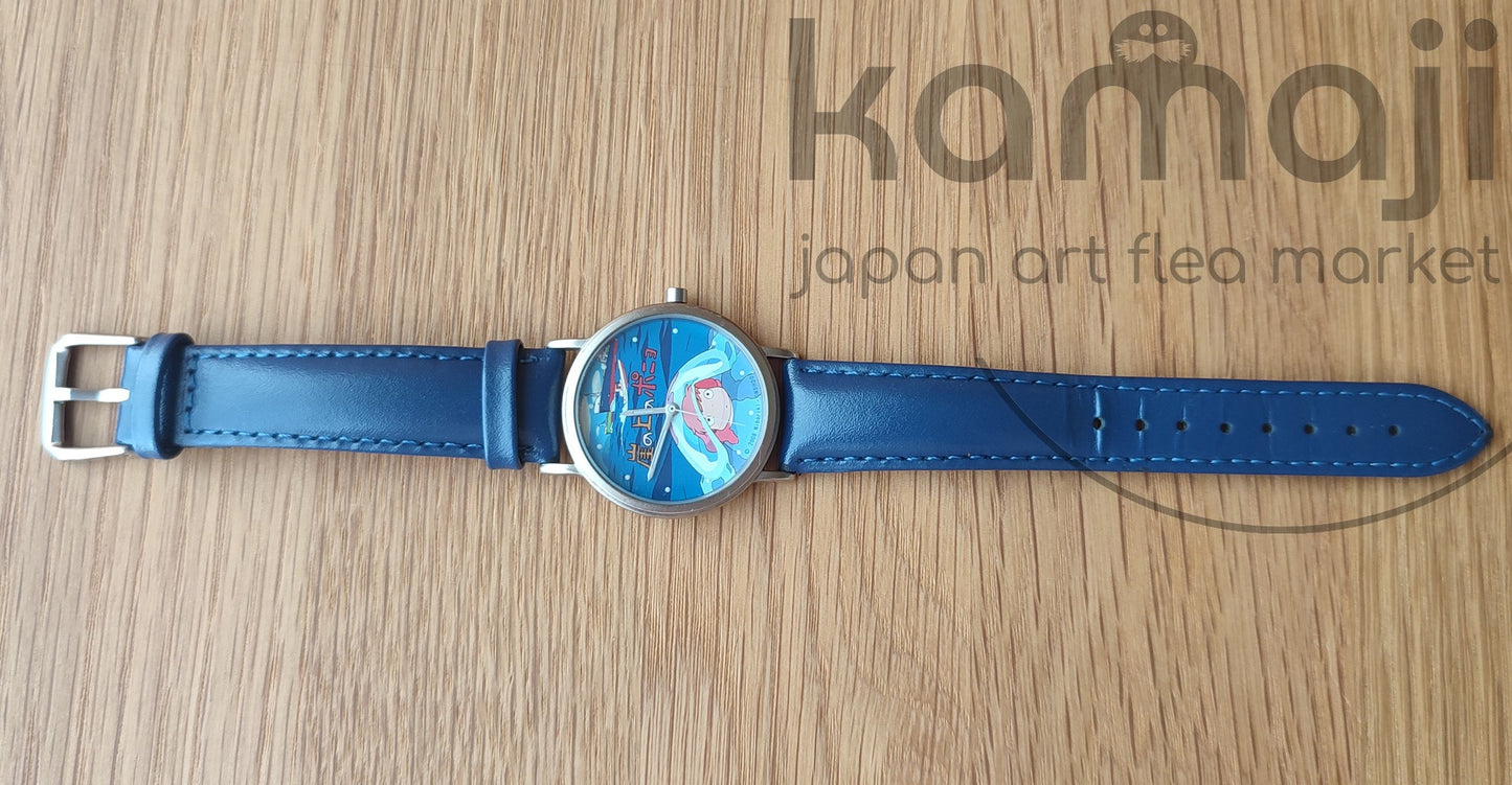 Vintage* Official Ghibli Ponyo Wrist Watch • Ponyo on the Cliff Japanese Anime Watches