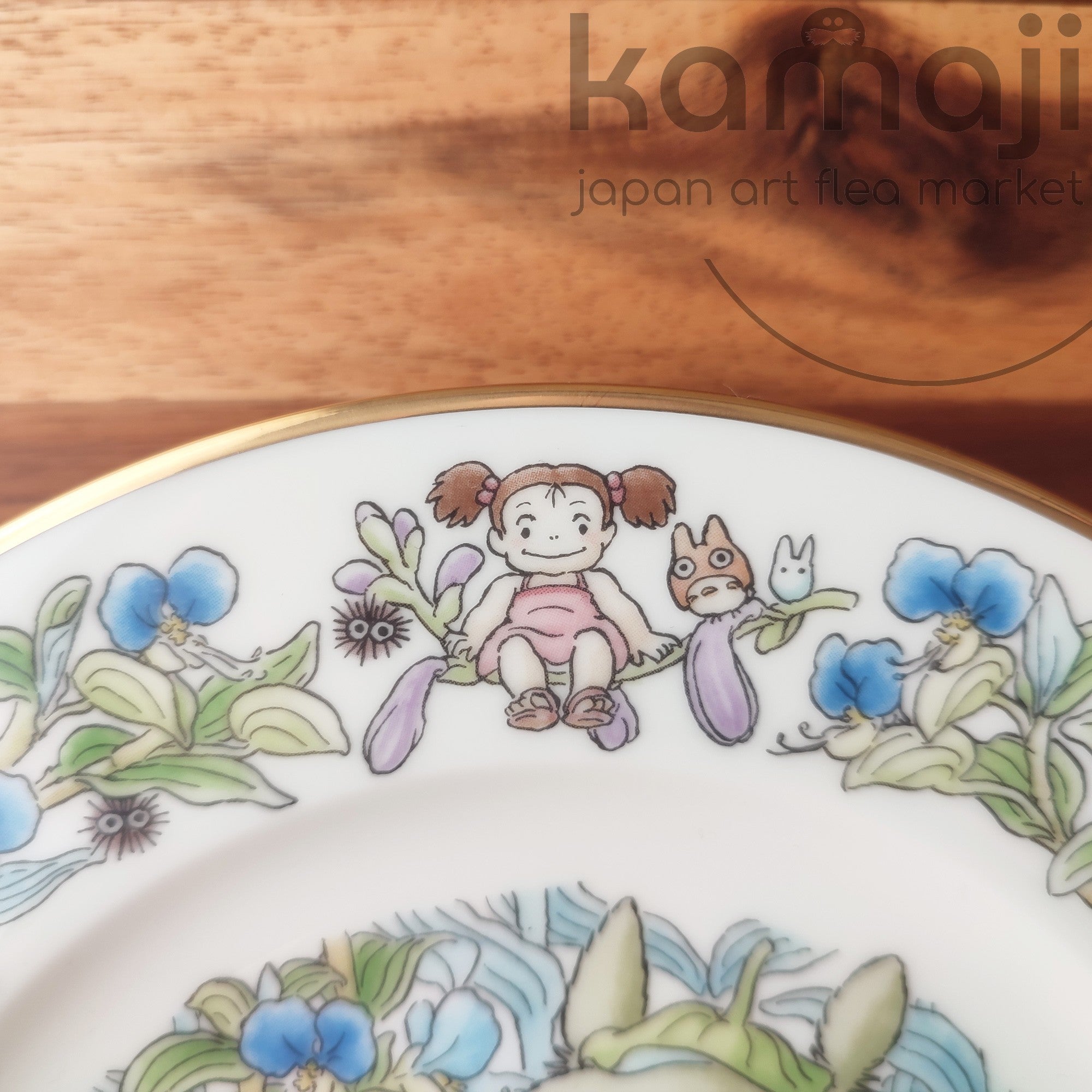 Vintage* Official Ghibli Totoro Plate 2006 Noritake • My Neighbor
