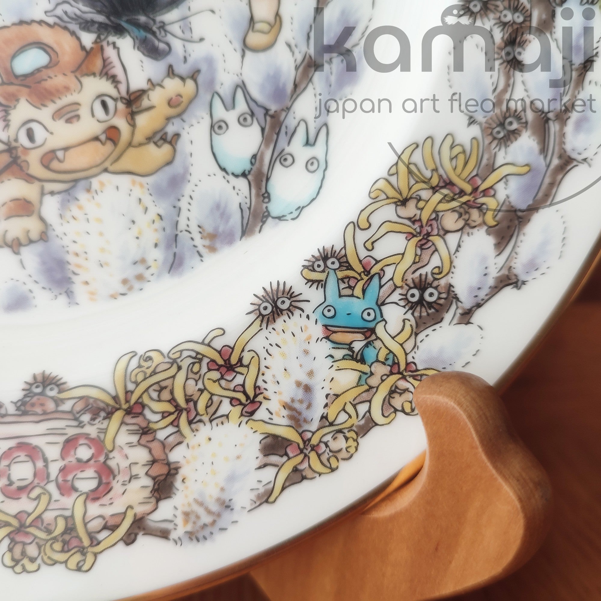 Vintage* Official Ghibli Totoro Plate 2008 Noritake • My