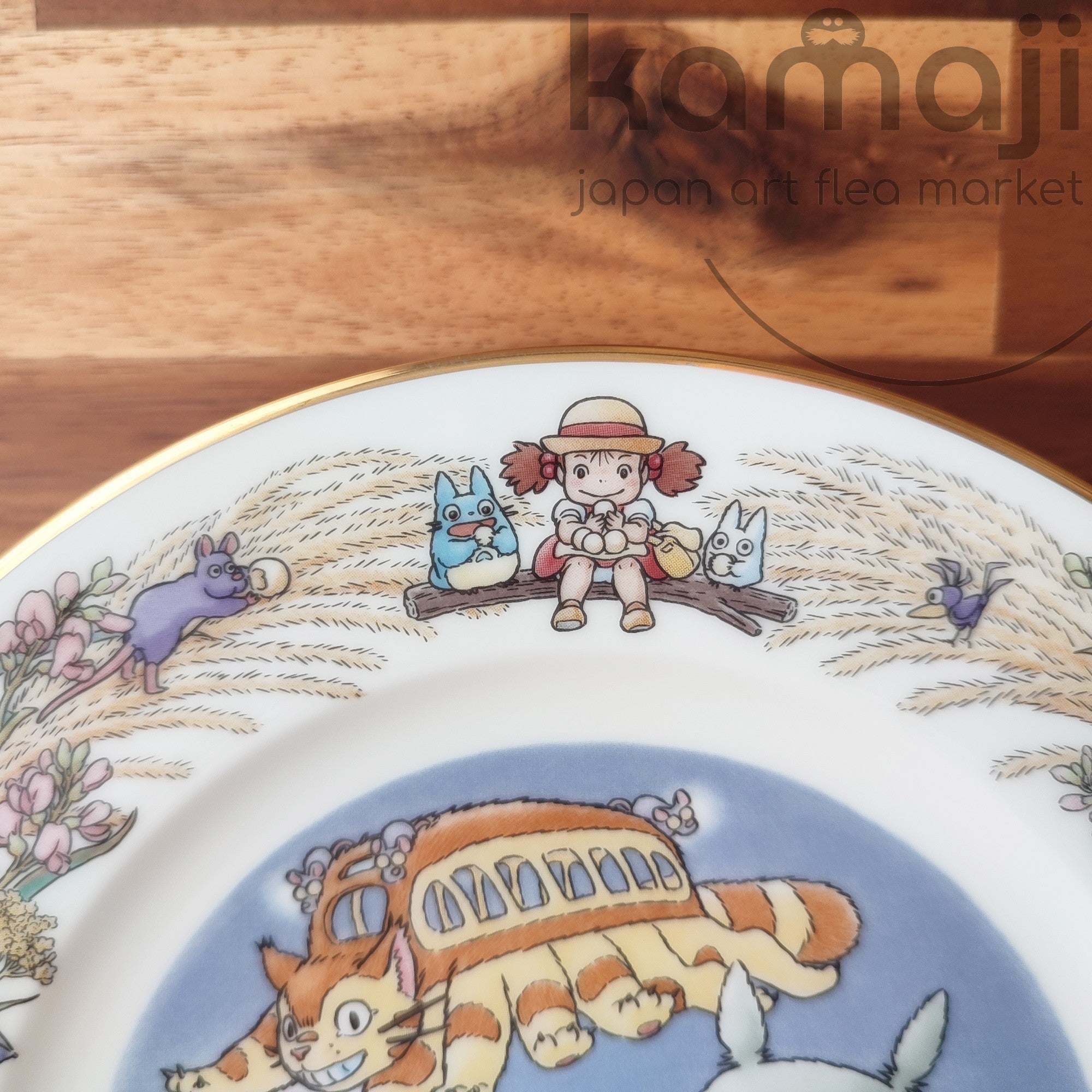 Vintage* Official Ghibli Totoro Plate 2013 Noritake • My Neighbor
