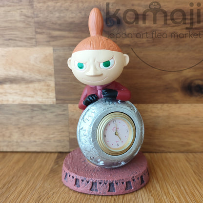 Vintage* Official Moomins Little My Japanese Figure/Clock • Moomintroll Home Decor/Interior Diorama