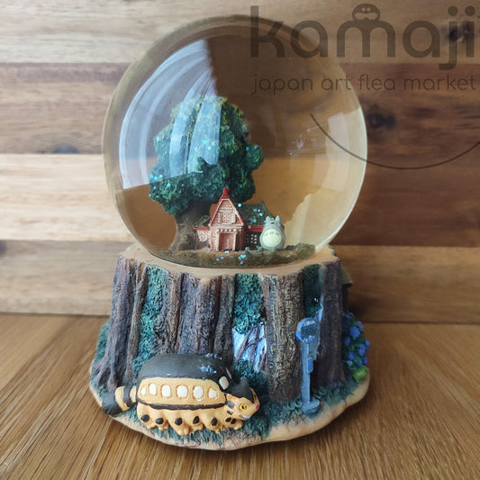 Vintage* Official Ghibli Totoro Snowball/Music Box • My Neighbor Totoro Figure/Diorama/Home Decor/Interior Diorama
