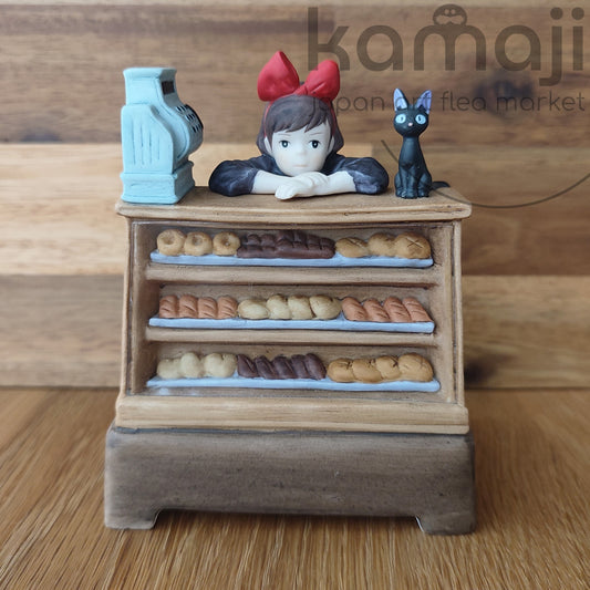 Vintage* Official Ghibli Kiki and Jiji Figure/Music Box • Kikis Delivery Service Ceramic Figurine/Home Decor/Interior Diorama