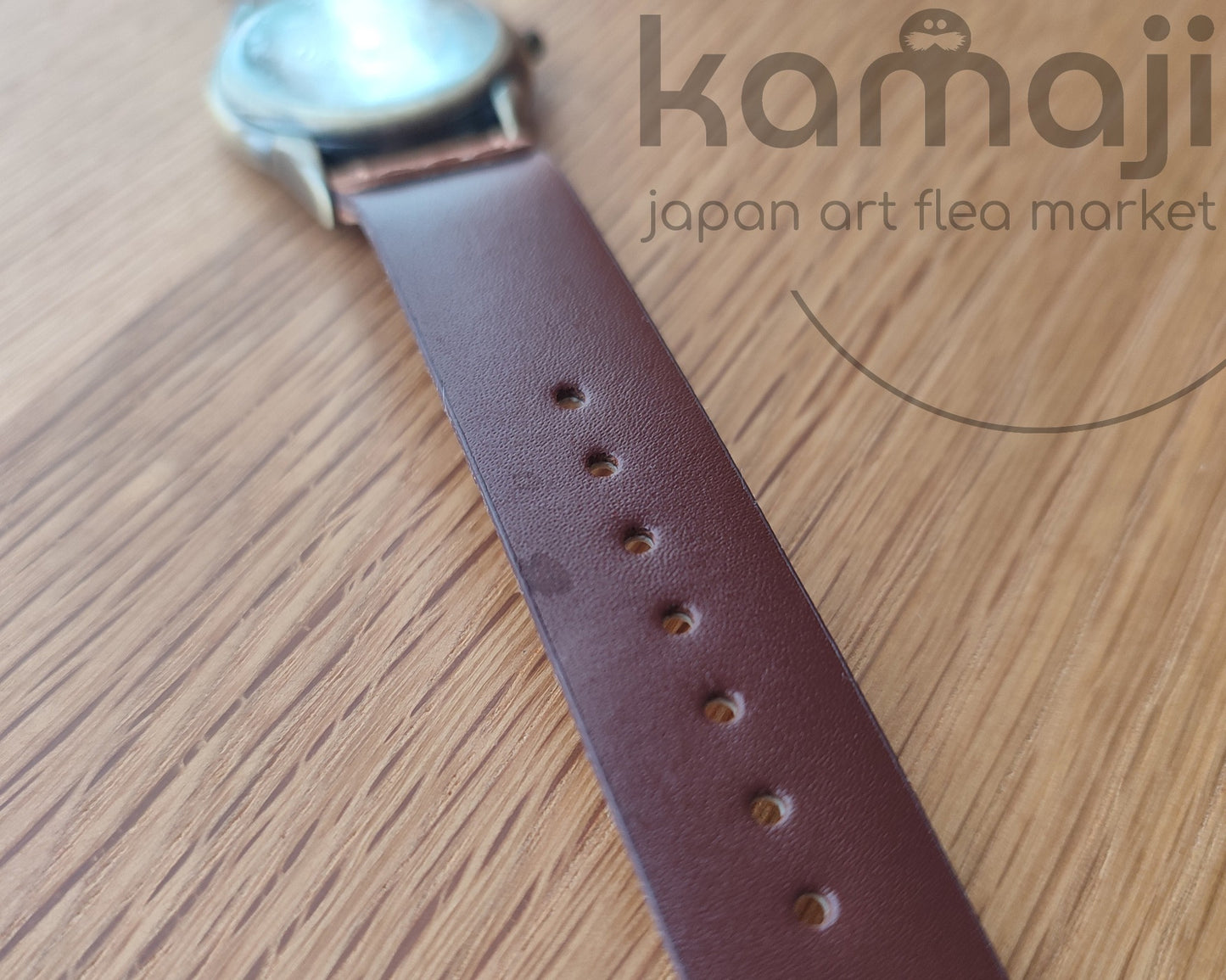 Vintage* Official Ghibli Totoro Wrist Watch • My Neighbor Totoro Brown Watches with Rotating Disk