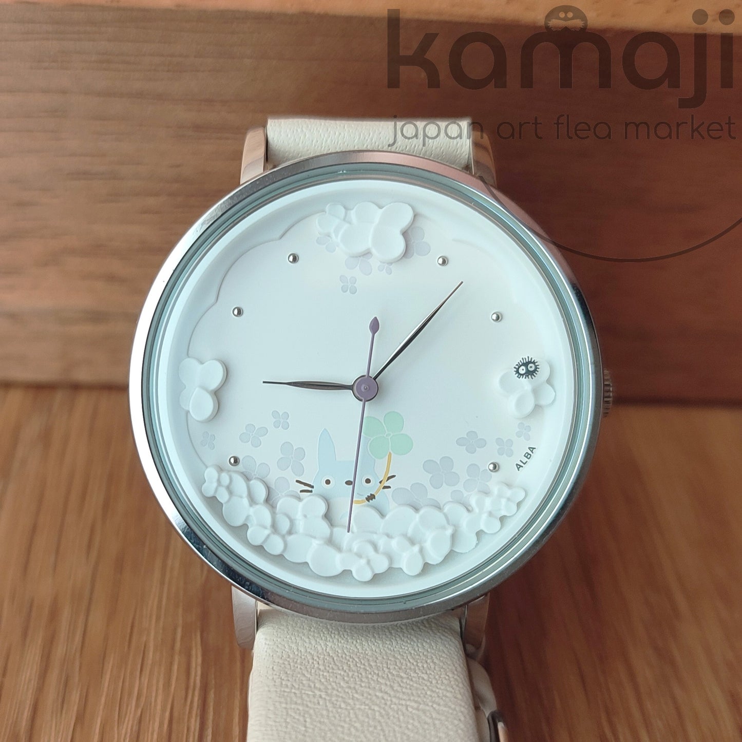 Montre-bracelet officielle Ghibli Totoro noire • Montres commémoratives du 30e anniversaire de Mon Voisin Totoro • ALBA Seiko, édition limitée à 1000 exemplaires