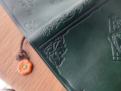 Vintage* Official Ghibli Arrietty the Borrower Green Leather Book Cover